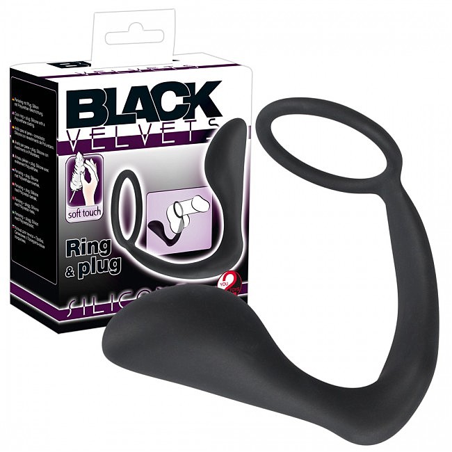 ׸      Black Velvets Ring Plug