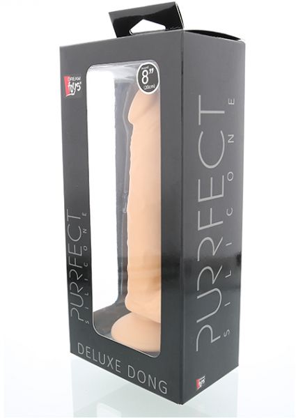  PURRFECT SILICONE DELUXE DONG 8INCH, 204 