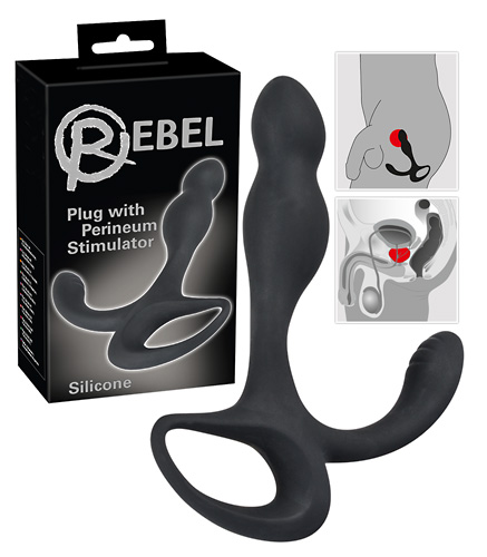   Rebel Plug with Perineum Stimulator, 