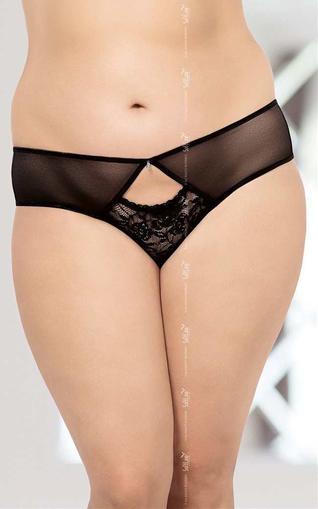 String 2468 Plus Size — Black {} XL