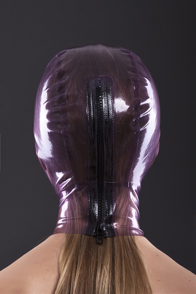           Latex Mask With Breath Control Hole