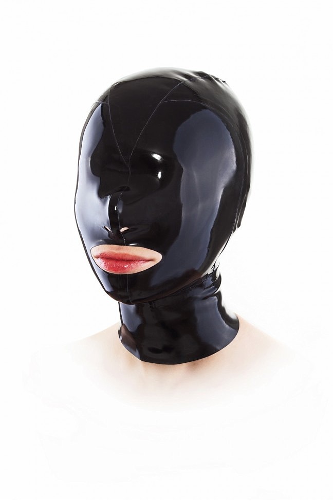           Latex Mask With Zipper