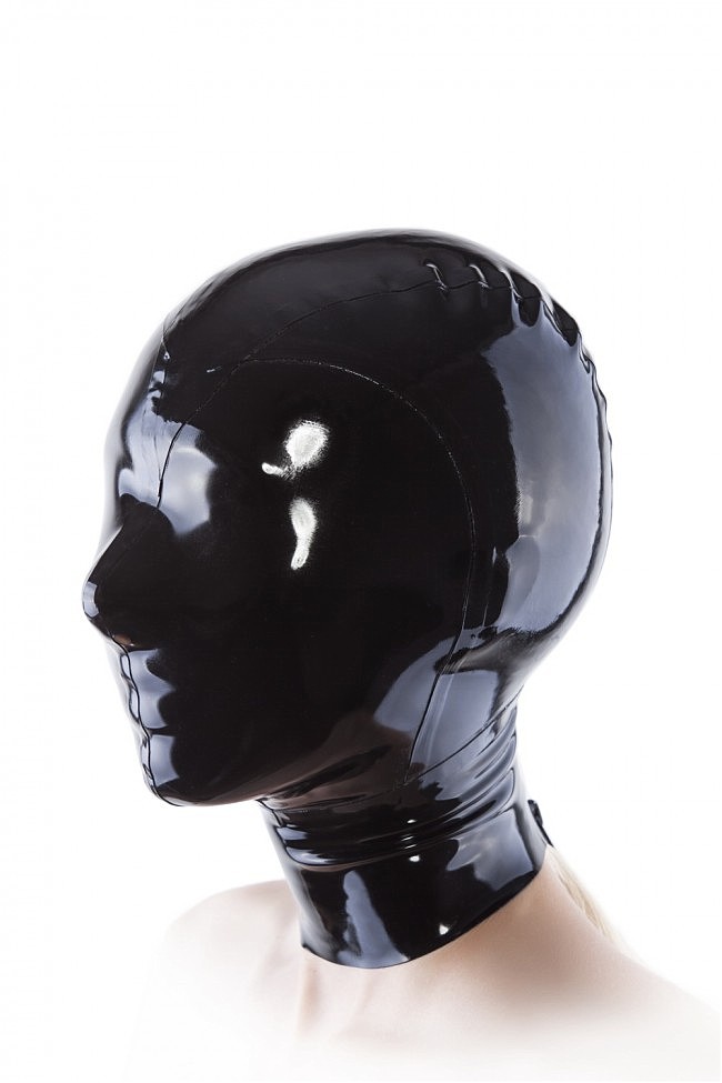       Latex Mask With Zipper