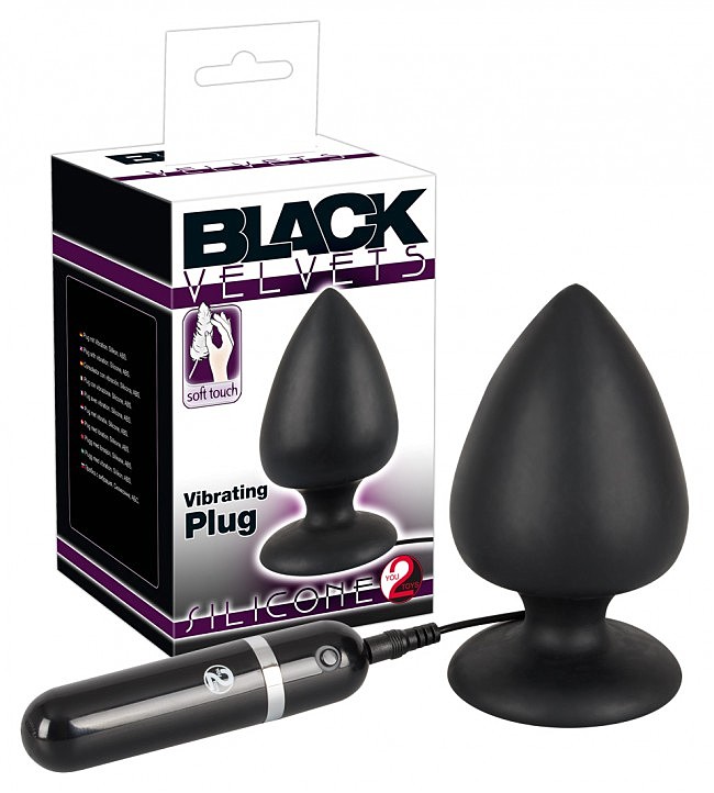 Black Velvets Vibrating Plug Analplug
