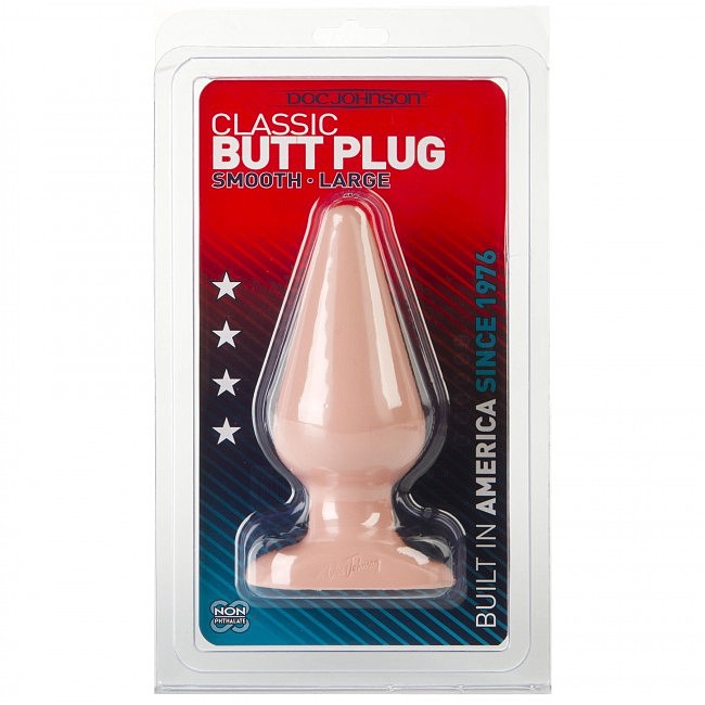   Classic Butt Plug Smooth Large 13  6 