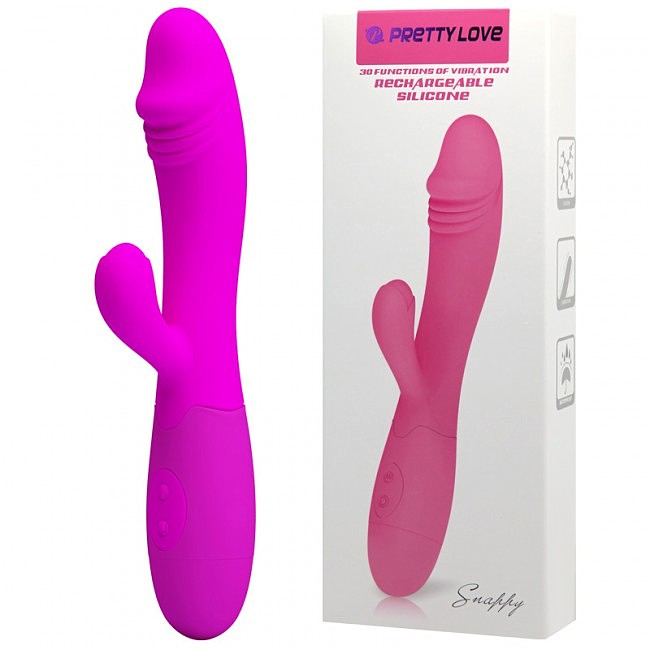 Hi-tech вибратор — Pretty Love Vibrator Pink, 19,5 х 3,2 см