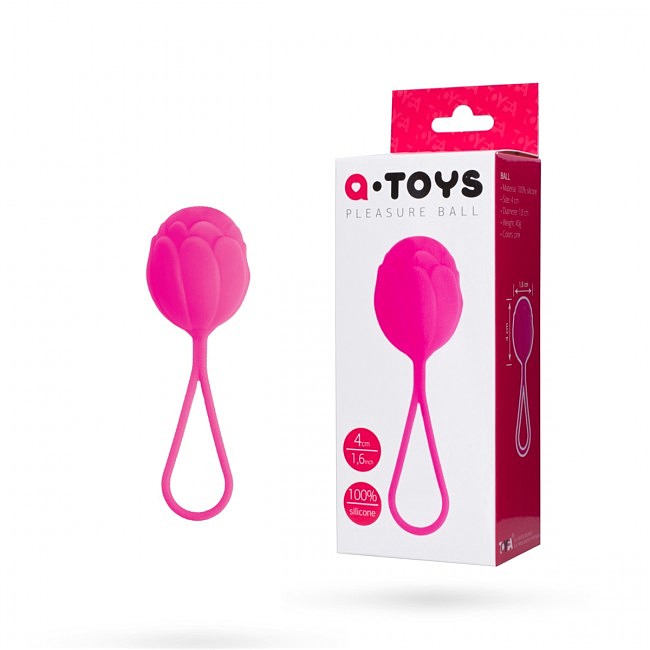   — A-TOYS 764002 Keggel Balls, silicone, pink