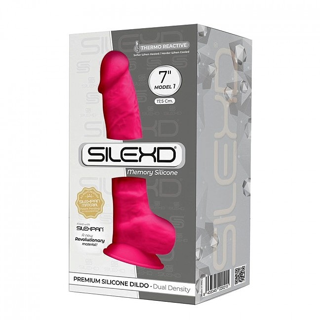   Silexd Johnny Pink (Premium Silicone Dildo MODEL 1 size 7