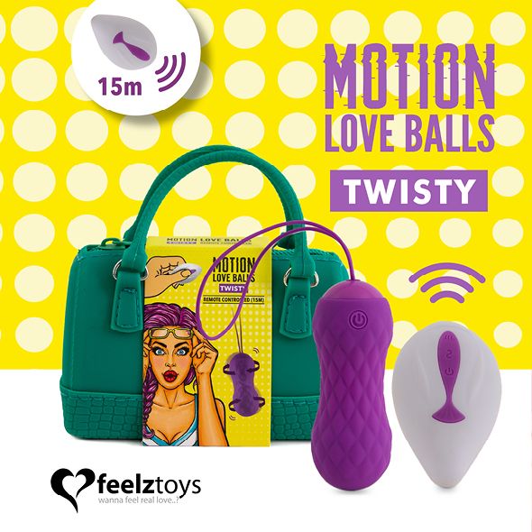 Feelztoys —  Remote Controlled Motion Love Balls Twisty