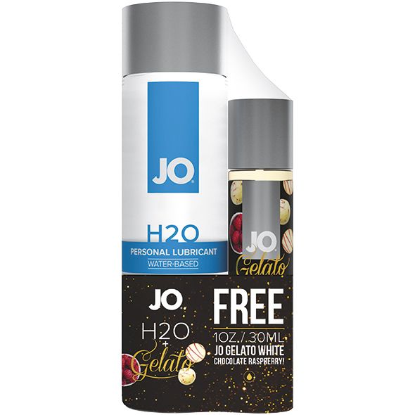   System JO H2O — Original (120 ) + Gelato — White Chocolate Raspberry (30 )