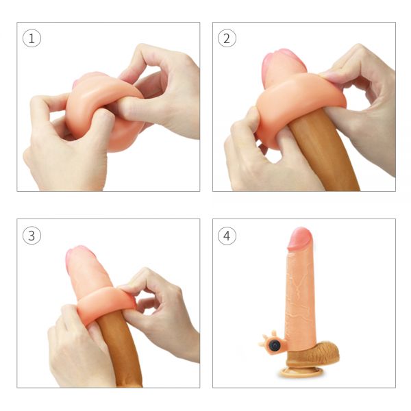 Vibrating Silicone Extender
