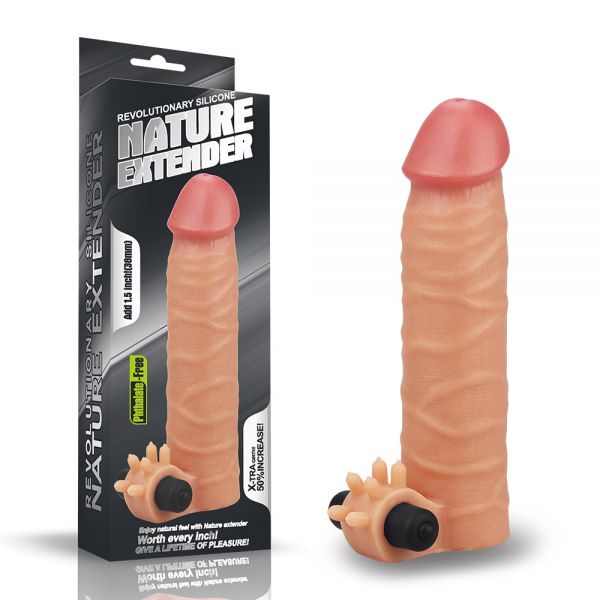 Vibrating Silicone Extender