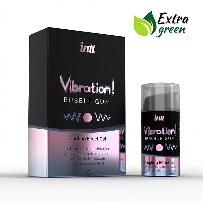   Intt Vibration Bubble Gum Extra Green, 15 
