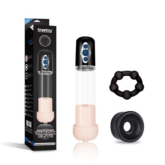 Maximizer Worx USB Rechargeable Penis Pump As Pic