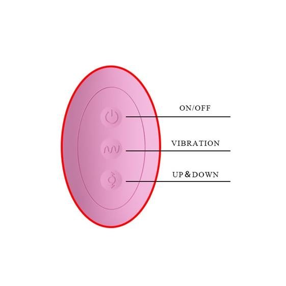 ³ — Pretty Love Suzie Vibrator Up&Down function Pink
