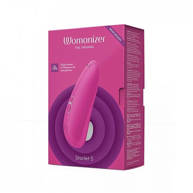 Вакуумный клиторальный стимулятор Womanizer Starlet 3 Pink