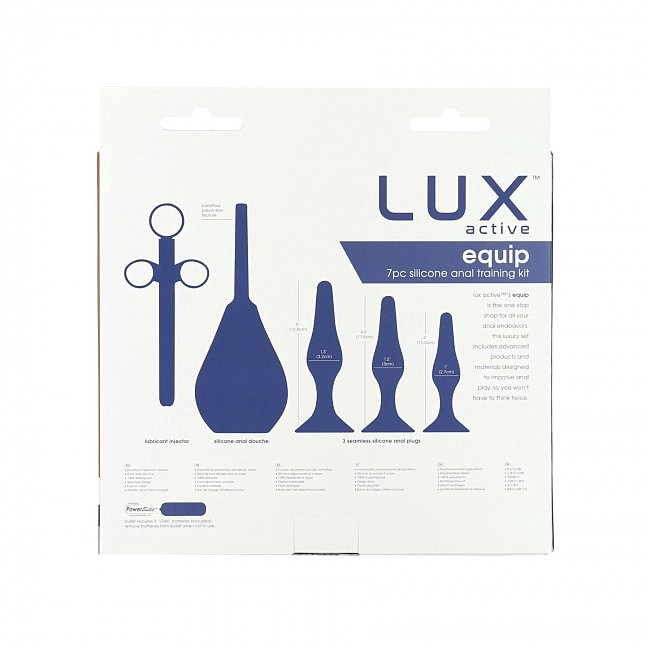      Lux Active  Equip  Silicone Anal Training Kit