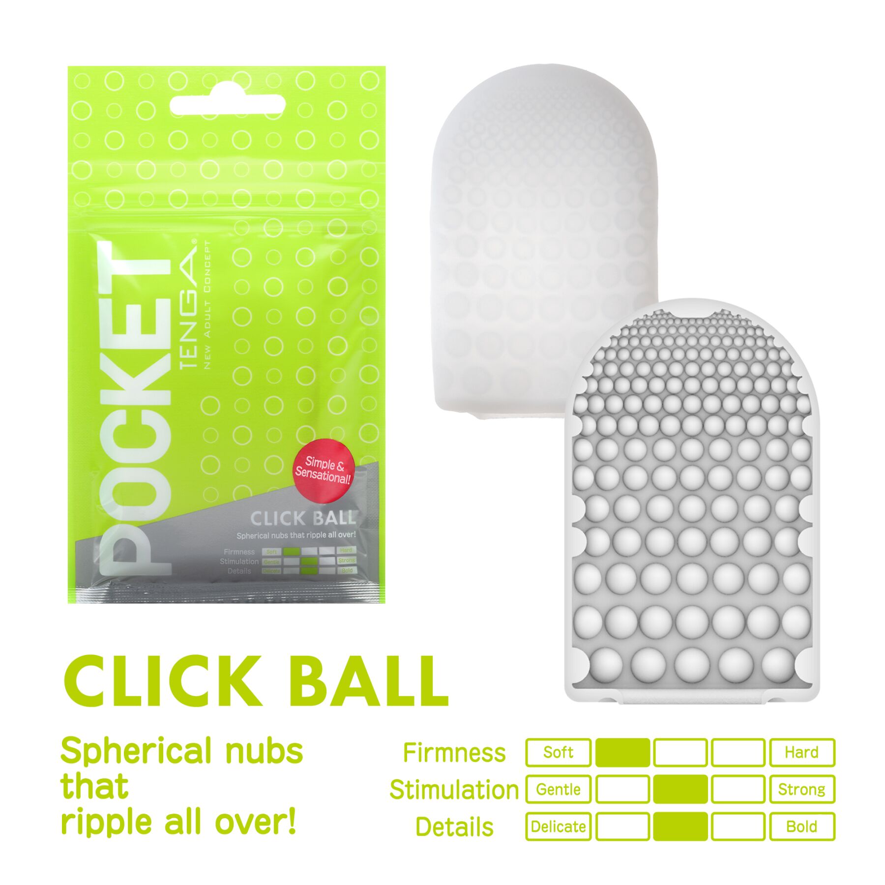  TENGA Pocket Click Ball