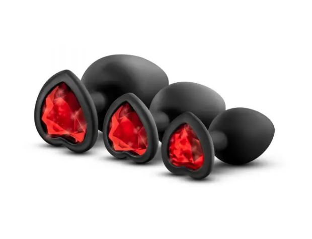    LUXE BLING PLUGS TRAINING KIT RED GEMS