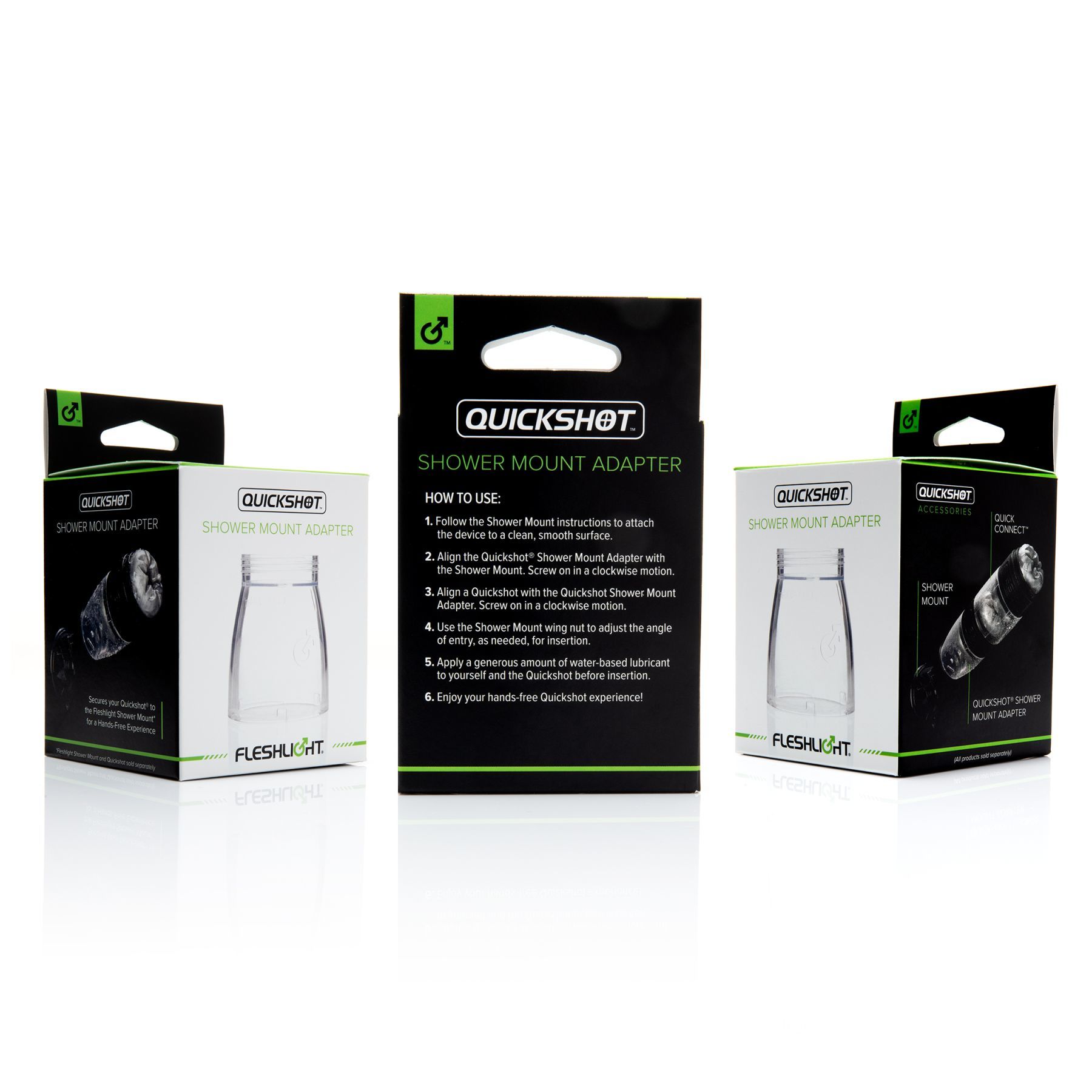  Quickshot  Fleshlight Shower Mount Adapter     -