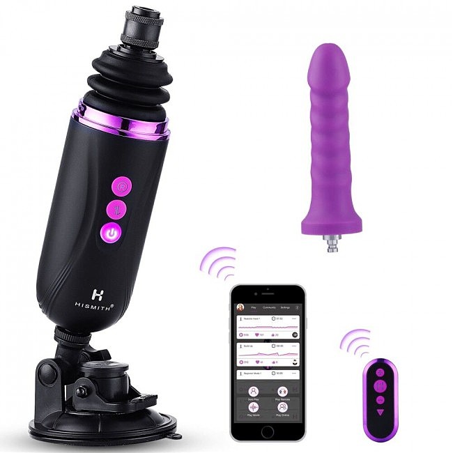 -     Hismith Mini Capsule Sex-Machine with Strong Suction APP