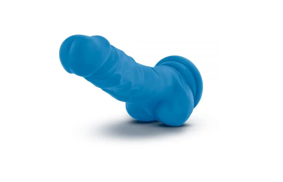 NEO 7.5INCH COCK W. BALLS BLUE