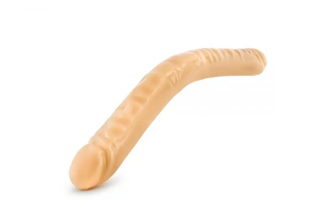 B YOURS 18INCH DOUBLE DILDO BEIGE