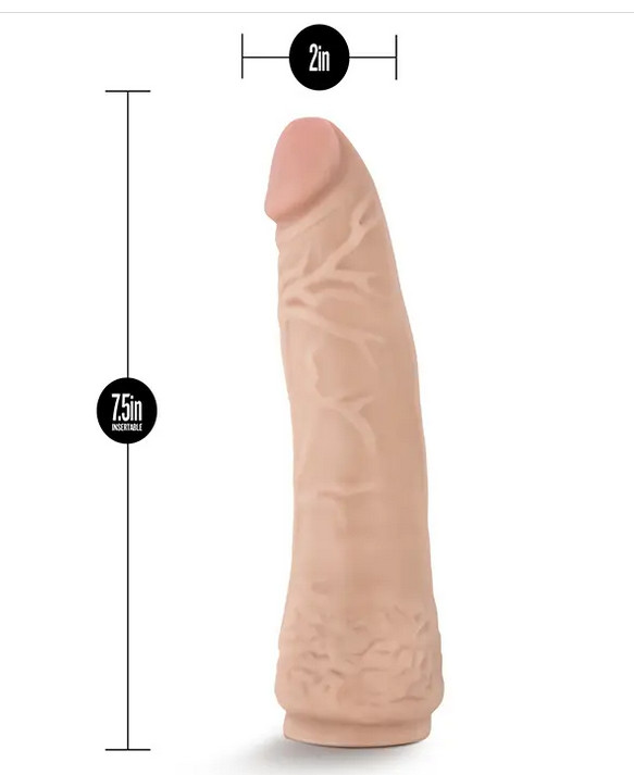 LOCK ON 7.5INCH REALISTIC LOCK ON DILDO