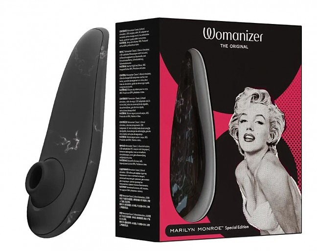    Womanizer Marilyn Monroe Black Marble