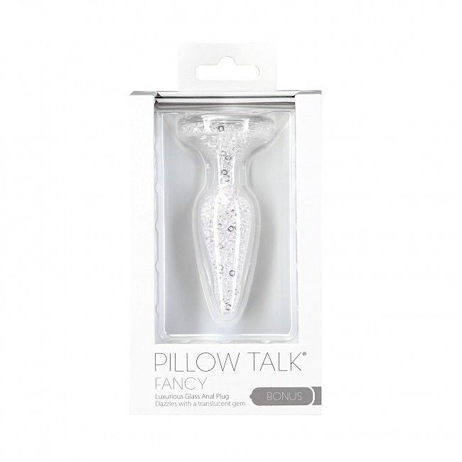    Pillow Talk — Fancy — Luxurious Glass Anal Plug