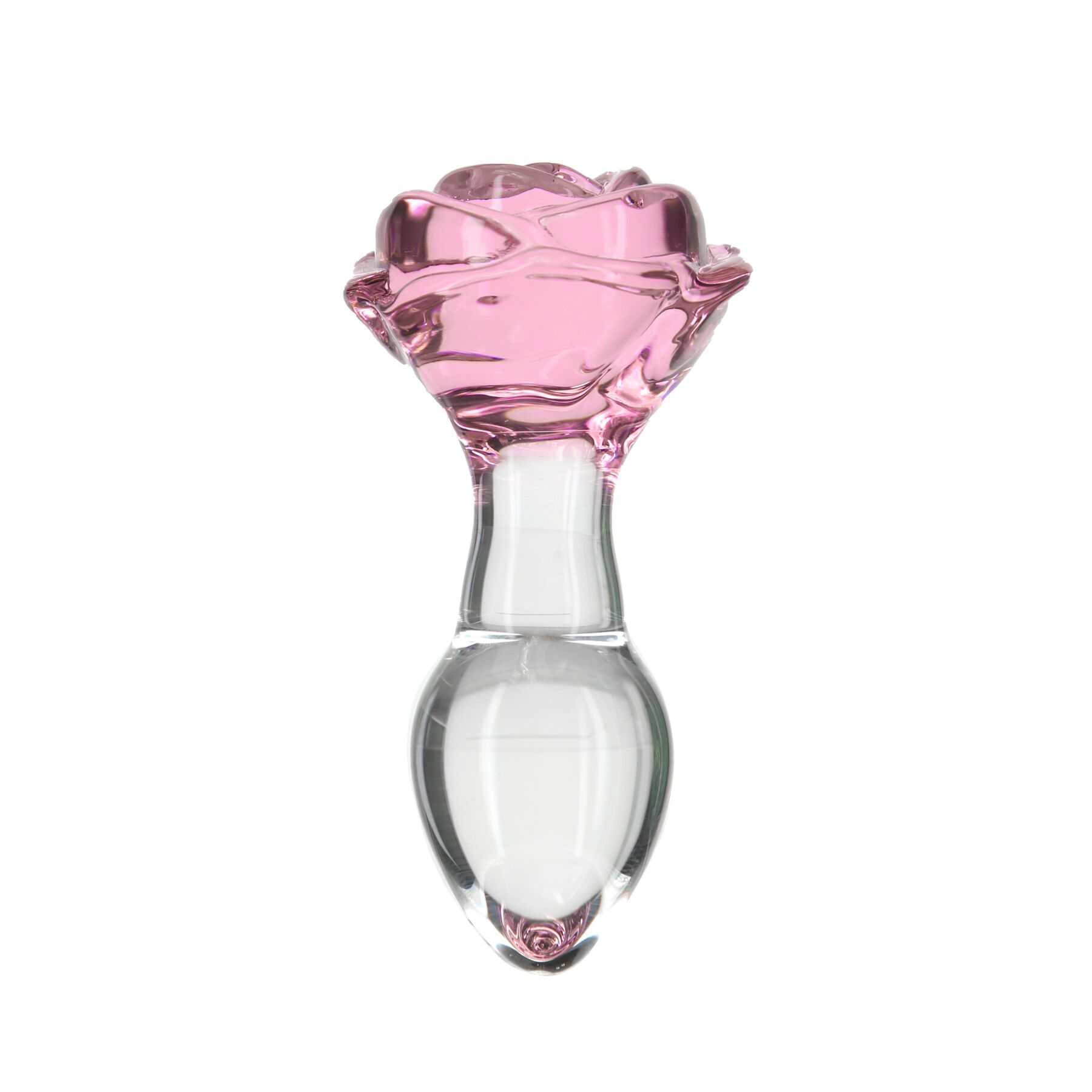    Pillow Talk — Rosy- Luxurious Glass Anal Plug