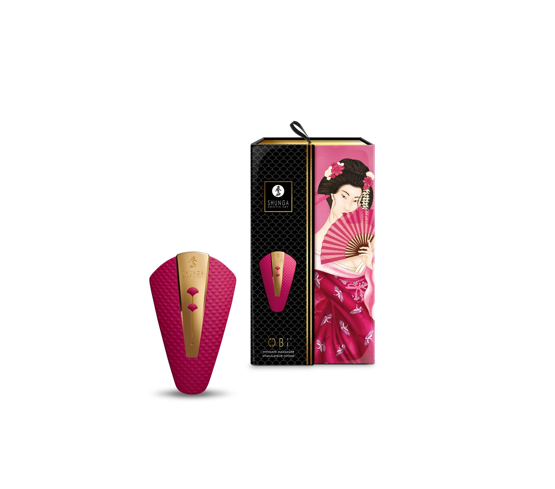   Shunga — Obi Intimate Massager Rasberry