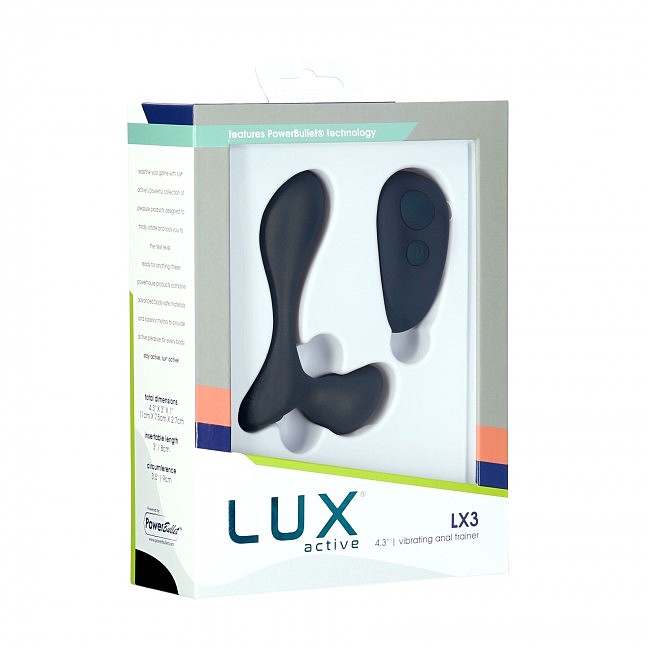 Lux Active  LX3 Vibrating Anal Trainer,  
