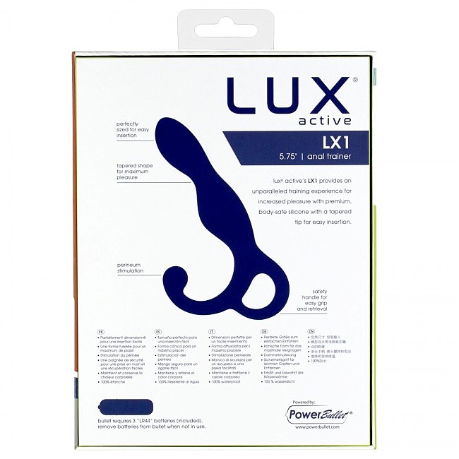   Lux Active  LX1  Anal Trainer 5.75»  Dark Blue
