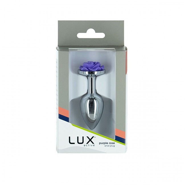    Lux Active  Rose Anal Plug  Purple