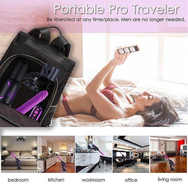 Hismith Pro Travel with Strong Suction APP
