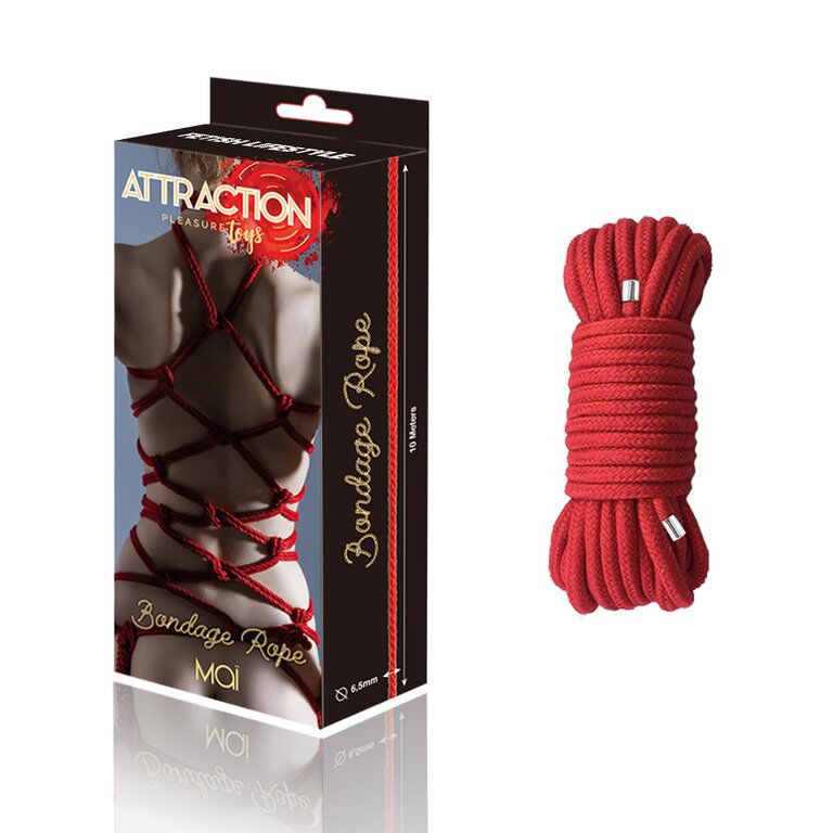   BDSM BTB Bondage Rope Black,  10 ,  65 , 