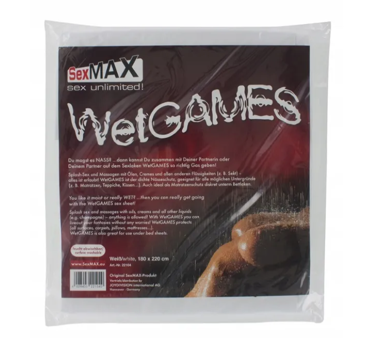  SexMAX WetGAMES Sex sheet, 180 x 220 cm