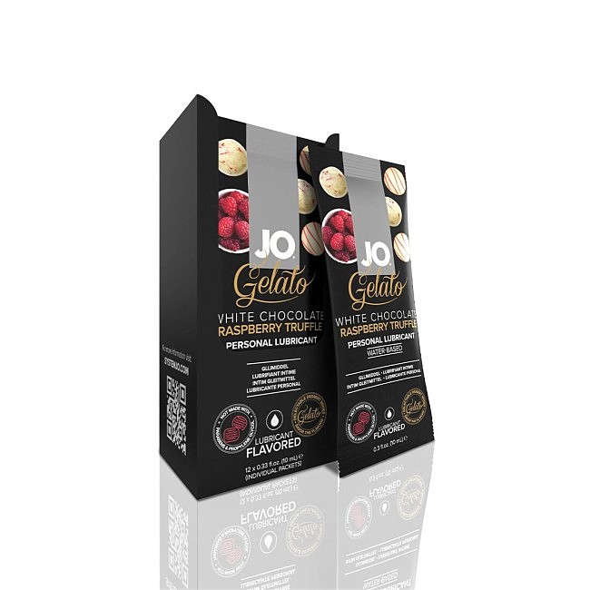 Foil Display Box  JO Gelato — White Chocolate Raspberry