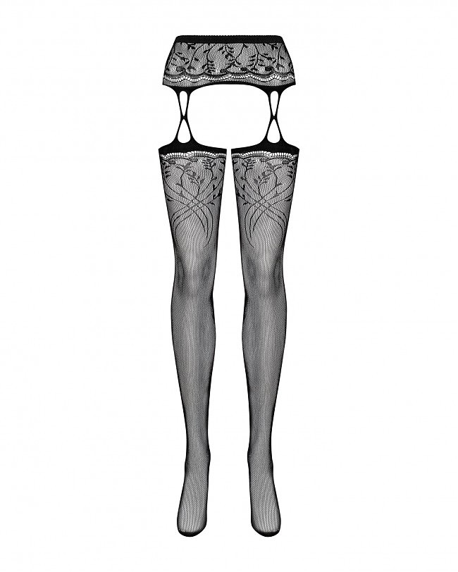    Obsessive Garter stockings S206 black S/M/L