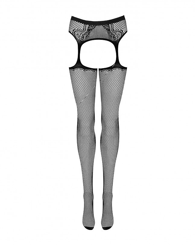 Эротичные чулки с поясом Obsessive Garter stockings S232
