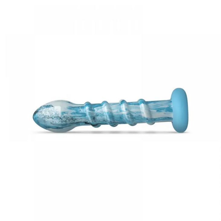   Gildo  Ocean Wave Glass Dildo, 18  3,8 