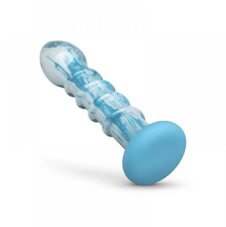   Gildo  Ocean Wave Glass Dildo, 18  3,8 