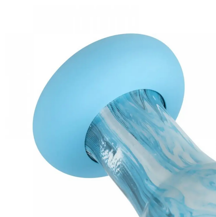   Gildo  Ocean Wave Glass Dildo, 18  3,8 