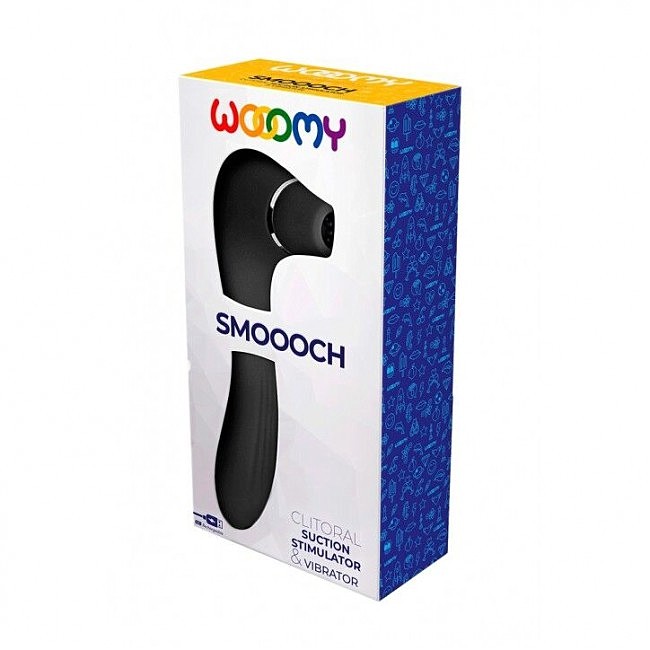     Wooomy Smoooch Pink Clitoral Suction & Vibration