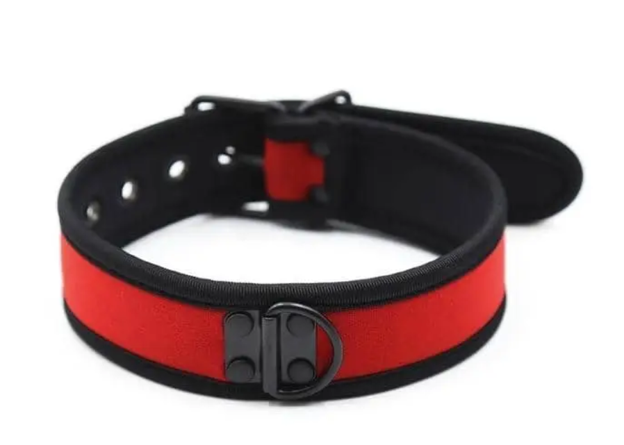    DS Fetish Collar neoprene red