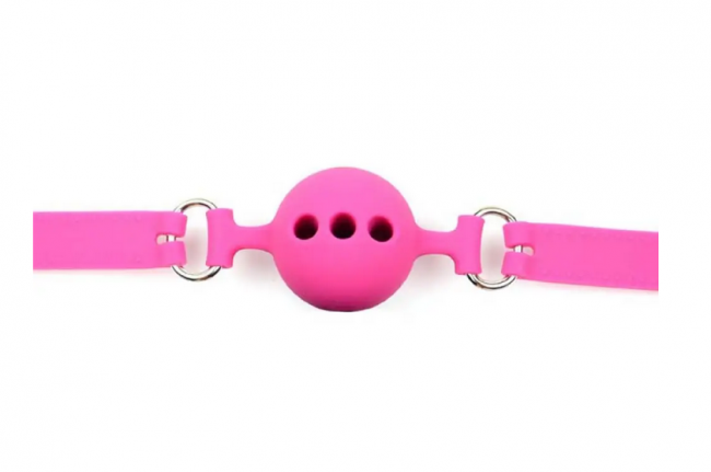  DS Fetish Silicone gag M pink