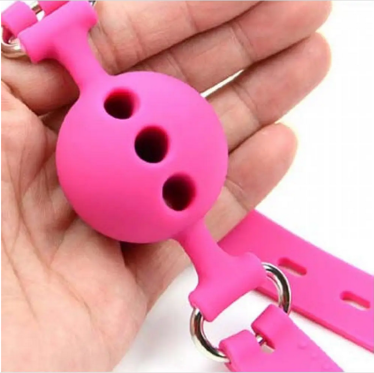  DS Fetish Silicone gag M pink