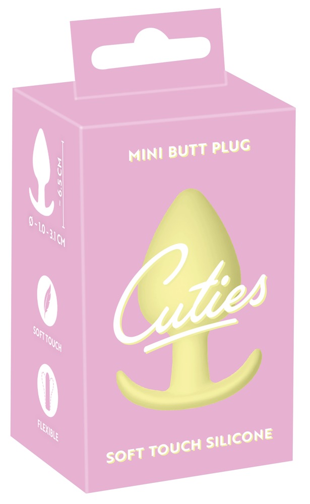   Cuties Plugs Yellow, 6,5  3,1 