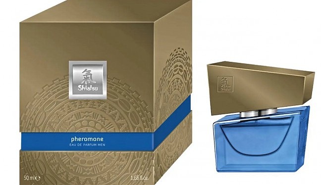     SHIATSU Pheromone Fragrance men darkblue 50 ml